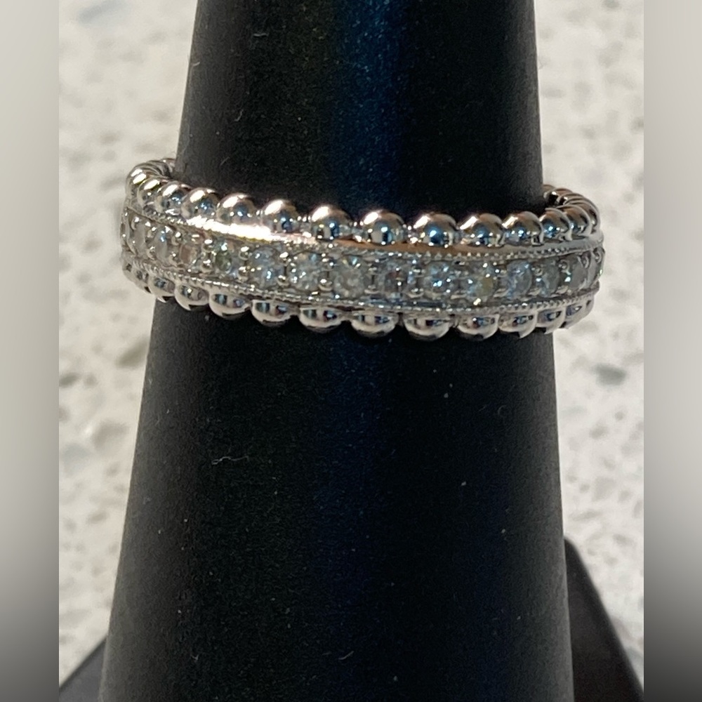 Judith Ripka 14Kt Diamond Wedding Band